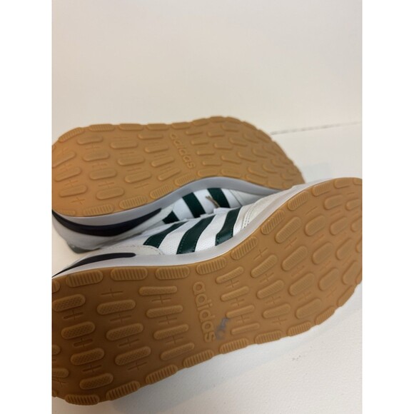 Adidas Run 60\'s 4.0 Sneakers Size 10.5 White Green Shoes Suede Mesh Blend main image 5